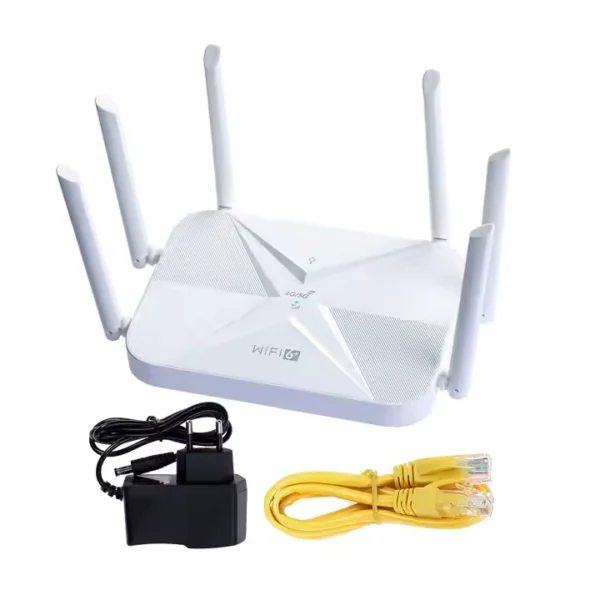 B625 4G LTE WiFi Router with SIM Slot & 5000mAh Battery – Portable Outdoor Internet for Home, Travel, Emergencies